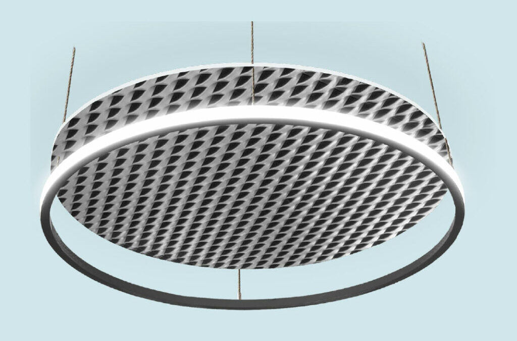 Bass Trap Circle Panel con LED integrato