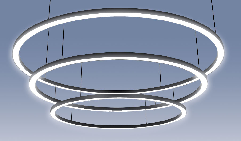 Triple Circle LED light